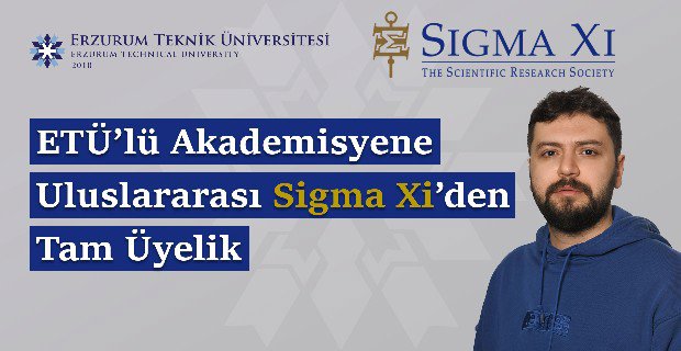 ETÜ’lü Akademisyene Uluslararası Sigma Xi’den Tam Üyelik haber görseli