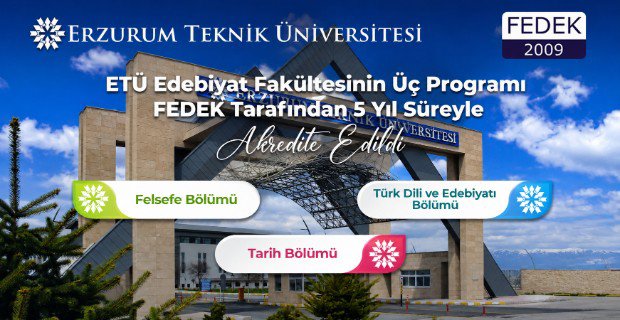 Fakültemiz Bölümlerine Akreditasyon Müjdesi