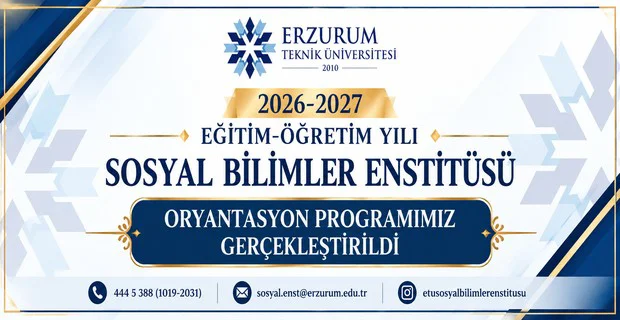 2026-2027 Eğitim-Öğretim Yılı Oryantasyon Programımız Gerçekleştirildi.