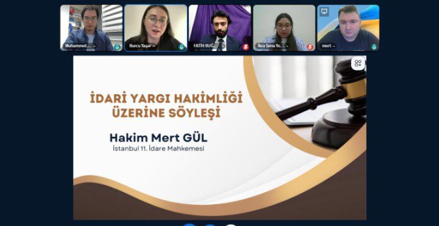Fakültemiz Öğrenci Topluluklarından İdari Yargı Hakimliği Söyleşisi