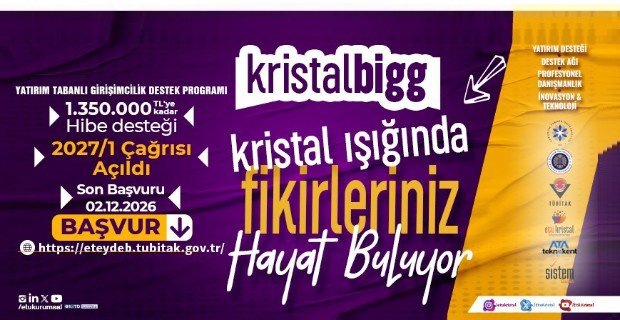 BİGG Kristal 2027/1 Çağrısı Açıldı ! Hemen Başvur