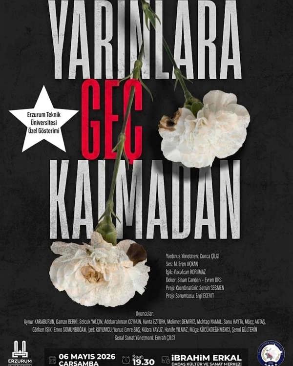 Etkinlik görseli: Yarınlara Geç Kalmadan