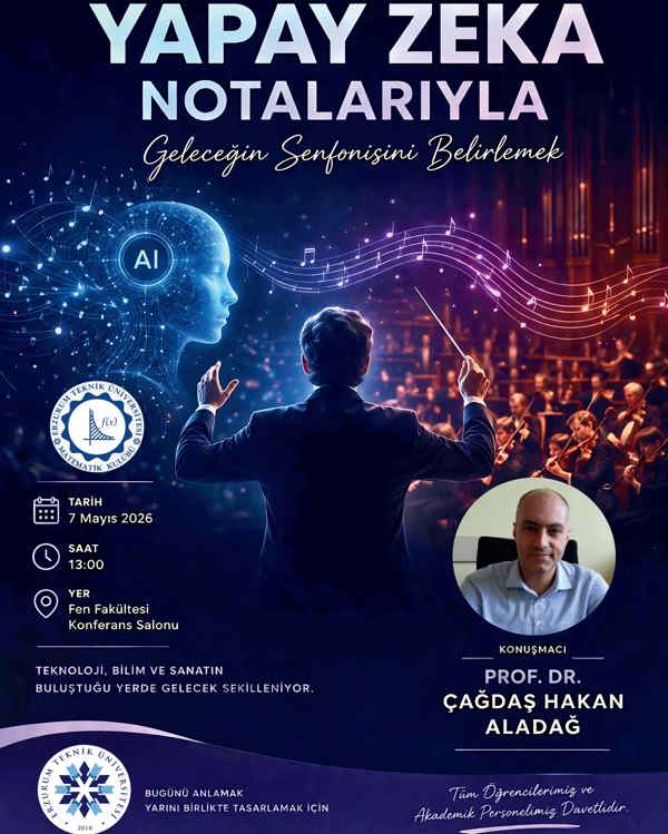 Etkinlik görseli: Yapay Zeka Notalarıyla Geleceğin Senfonisini Belirlemek