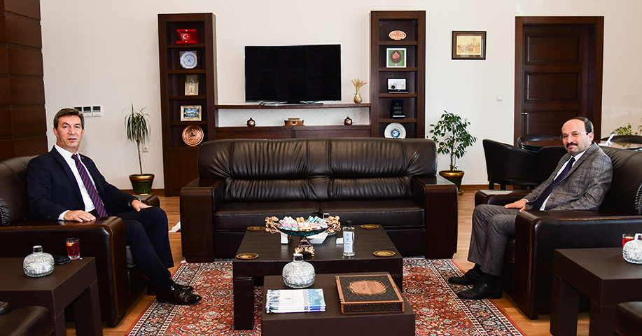 Erzurum İl Emniyet Müdürü’nden Rektör Çakmak’a İade-i Ziyaret