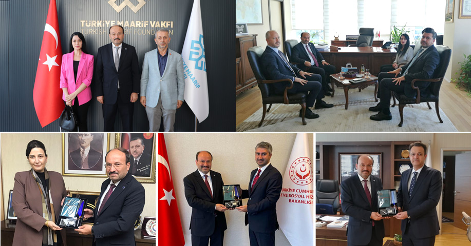 Rektör Çakmak Ankara’da Çeşitli Temaslarda Bulundu