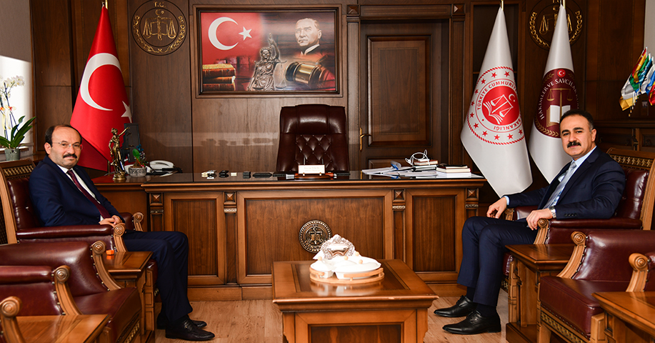 Rektör Çakmak’tan Cumhuriyet Başsavcısı Tuncel’e Hayırlı Olsun Ziyareti
