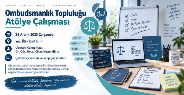 Ombudsmanlık Topluluğu - Atölye Çalışması