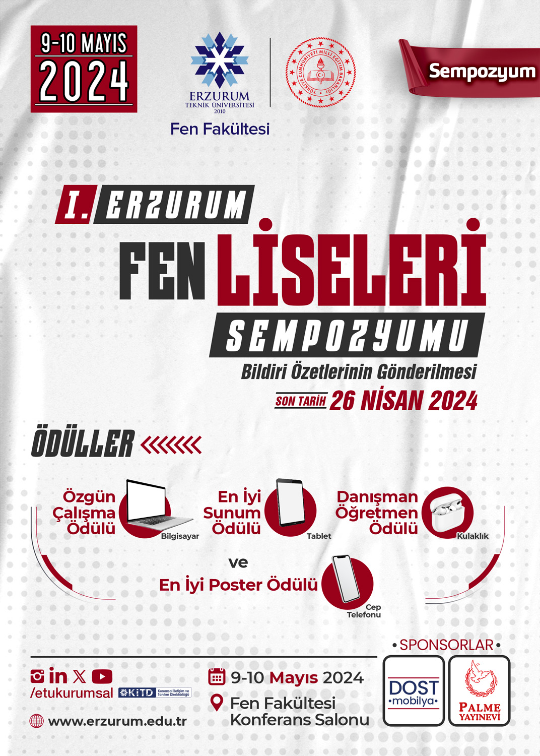 I. Erzurum Fen Liseleri Sempozyumu