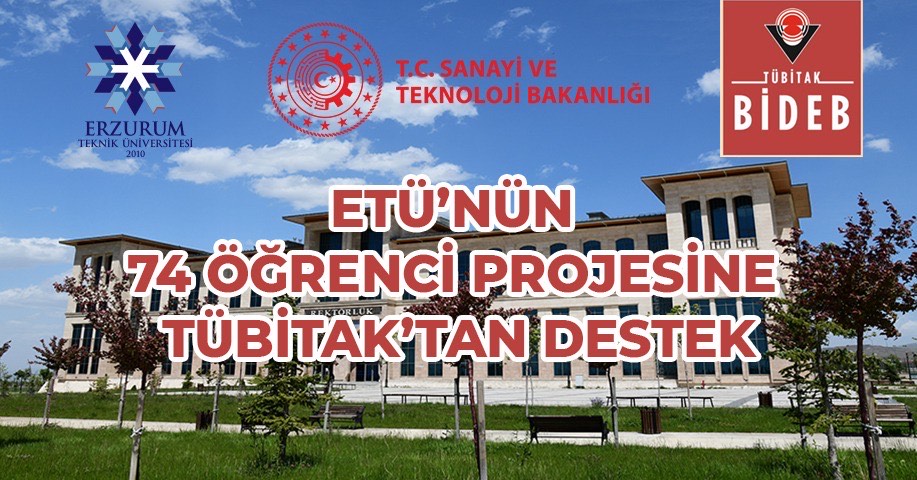 ETÜ’ 74 Öğrenci Projesine TÜBİTAK’tan Destek Aldı