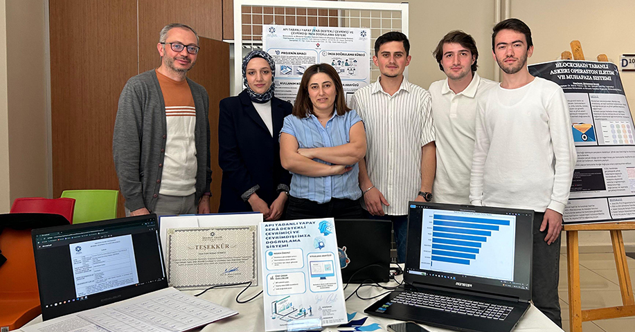 ETÜ’lü Öğrencilerin Geliştirdiği Yapay Zekâ Destekli İmza Doğrulama Projesi TÜBİTAK Tarafından Desteklendi 