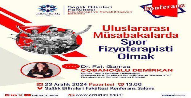 Uluslararası Müsabakalarda Spor Fizyoterapisti Olmak