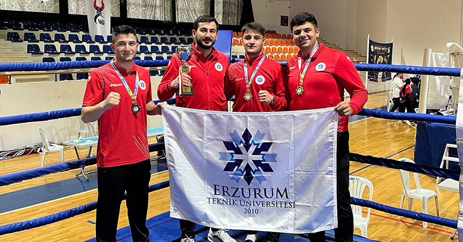 Erzurum Teknik Üniversitesi Muay Thai Takımı Türkiye Şampiyonası'ndan Büyük Başarıyla Döndü
