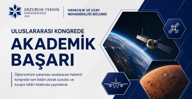 Bölümümüz Öğrencisinden Uluslararası Kongrede Akademik Başarı