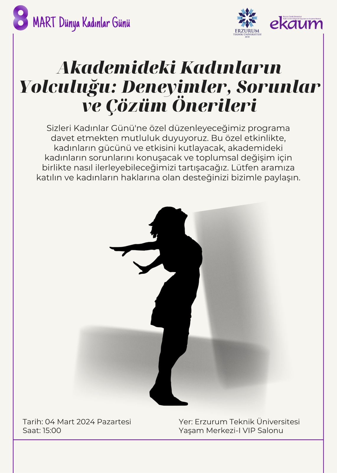 Akademideki Kadınların Yolculuğu: Deneyimleri, Sorunlar ve Çözüm Önerileri 