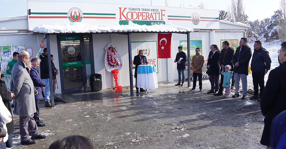 ETÜ’de Tarım Kredi Kooperatifi Marketi Açıldı