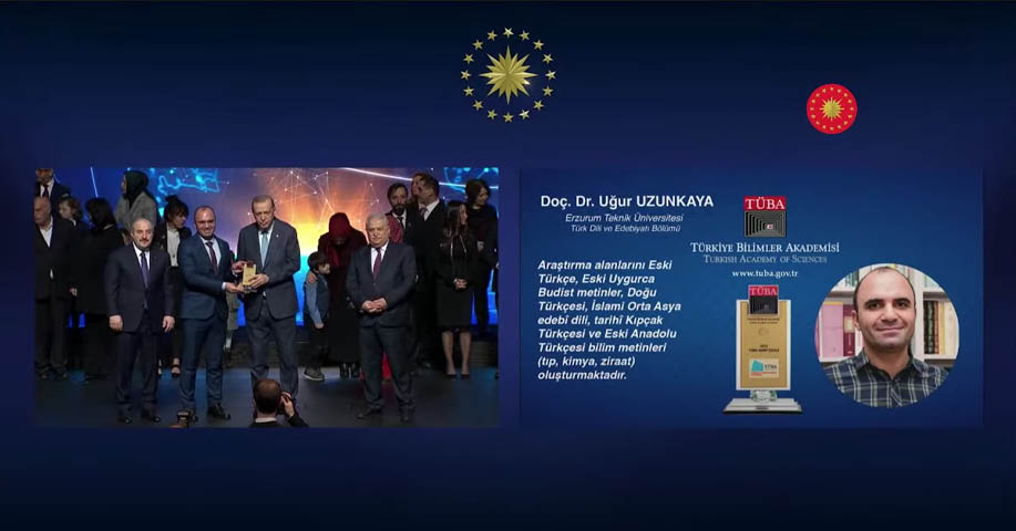 ETÜ’lü Akademisyen Ödülünü Cumhurbaşkanı Erdoğan’ın Elinden Aldı