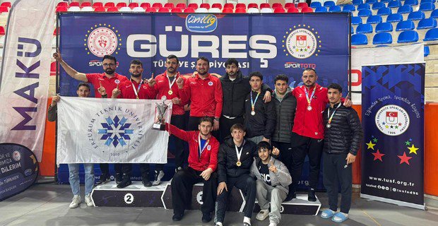 ETÜ Türkiye Güreş Şampiyonasına Damga Vurdu haber görseli