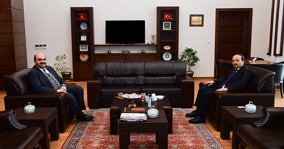 Aziziye Belediye Başkanı Rektör Çakmak’ın Misafiri Oldu