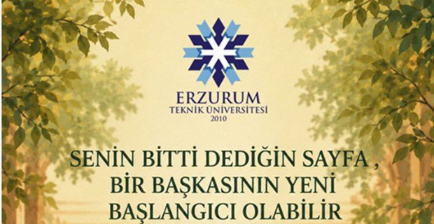 Senin Bitti Dediğin Sayfa, Bir Başkasının Yeni Başlangıcı Olabilir