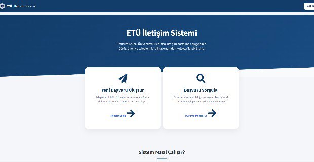 ETÜ’de Sorunlar Dijital Ortamda Çözülüyor: Yeni Şikayet ve Destek Sistemi Geliştirildi