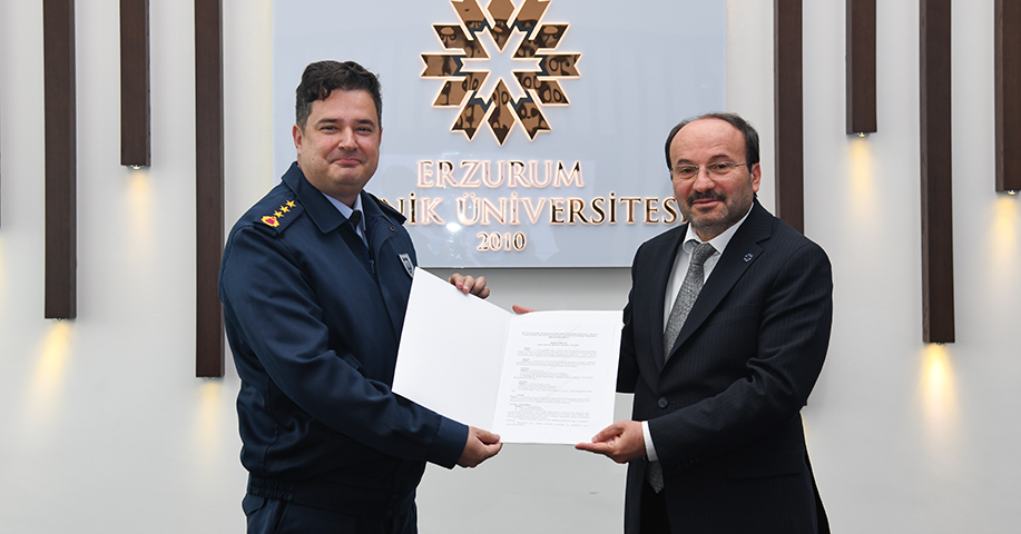 ETÜ İle Erzurum Hava Meydan Komutanlığı Arasında İş Birliği