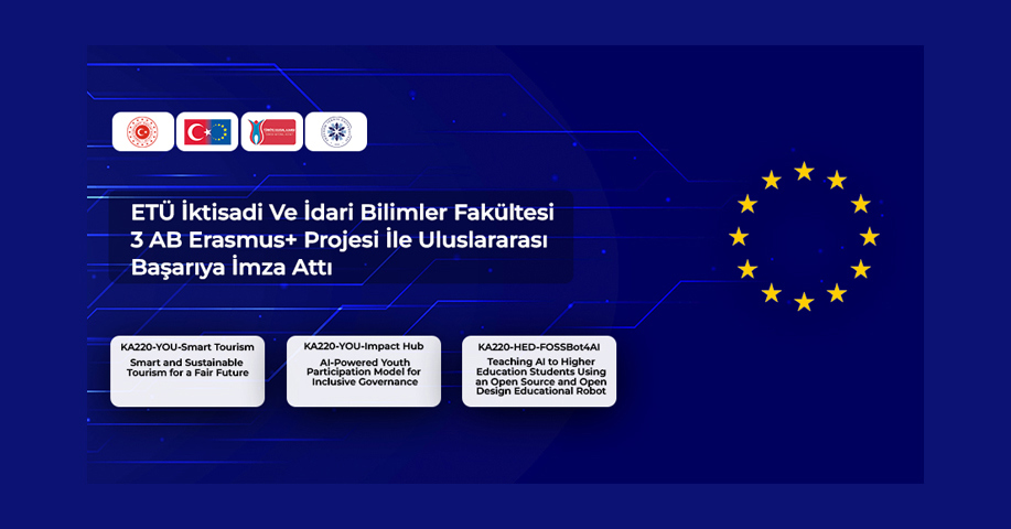 ETÜ İktisadi Ve İdari Bilimler Fakültesi 3 AB Erasmus+ Projesi İle Uluslararası Başarıya İmza Attı