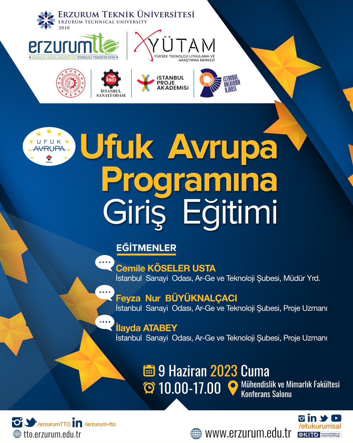 Ufuk Avrupa Programına Giriş Eğitimi