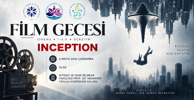 İnovatif Gençlik Topluluğundan Film Gecesi Etkinliği