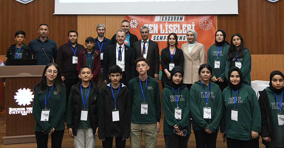 Erzurum Teknik Üniversitesi Ev Sahipliğinde “I. Erzurum Fen Liseleri Sempozyumu” Gerçekleştirildi