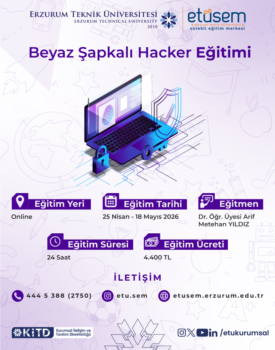 Beyaz Şapkalı Hacker Eğitimi