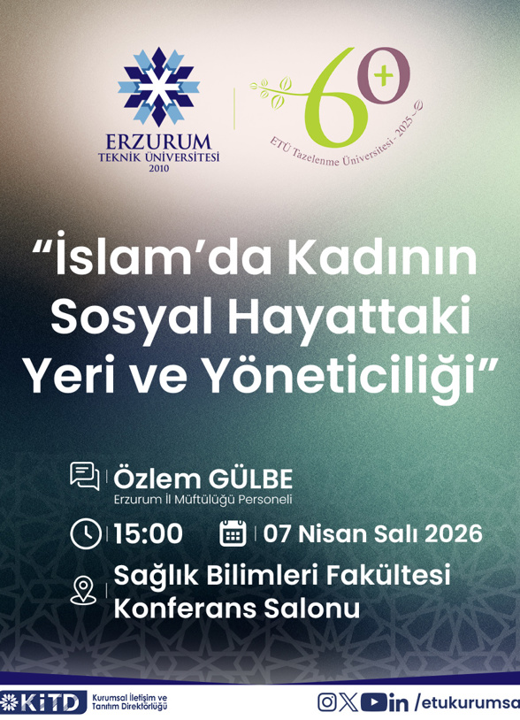 İslam'da Kadının Sosyal Hayattaki Yeri ve Yöneticiliği etkinlik görseli