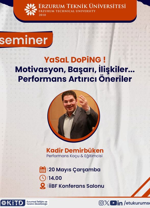 YaSaL DoPiNG! Motivasyon, Başarı, İlişkiler... Performans Artırıcı Öneriler event image