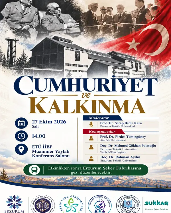 Etkinlik görseli: Cumhuriyet ve Kalkınma